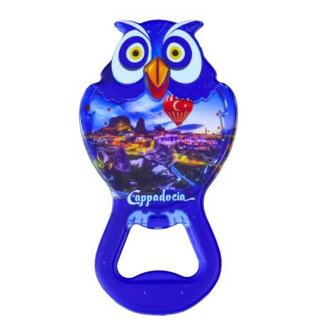 Cappadocia Themed UV Printed Owl Bottle Opener - 1