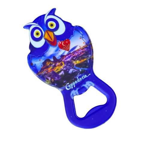 Cappadocia Themed UV Printed Owl Bottle Opener - 2