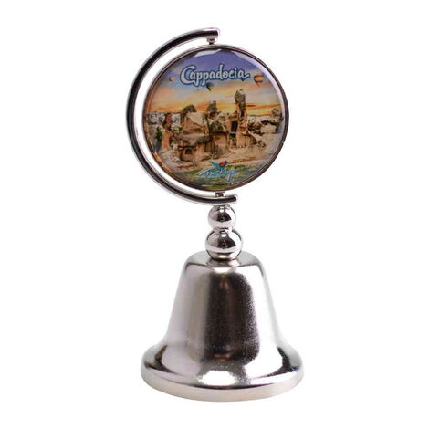 Cappodocia Themed Collectible Souvenir Metal Bell 44x90 mm - 1