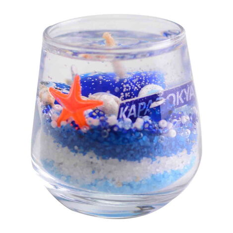 Cappodocia Themed Glass Transparent Gel Candle