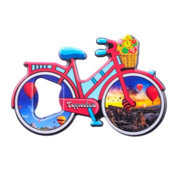 Myros - Cappodocia Themed UV Bicycle Shaped Bottle opener