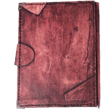 Cat Themed Large Leather Notebook - 3