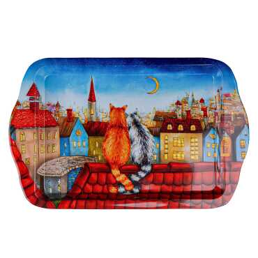 Cat Themed Mini Tray Double Sided Printed - Myros