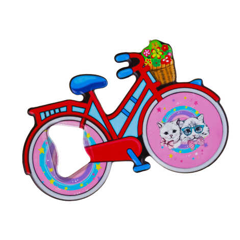 Cat Themed UV Bicycle Bottle Opener - 2