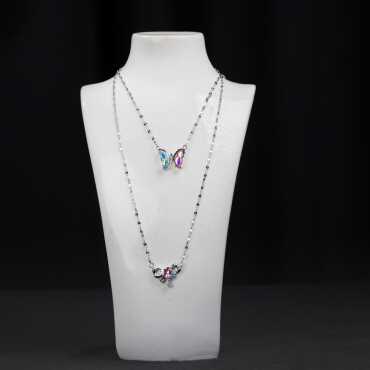 Steel Women's Necklace - Standart - 3