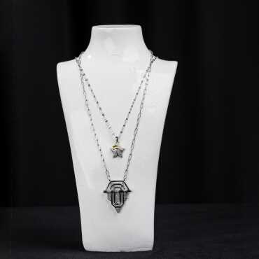 Steel Women's Necklace - Standart - 7