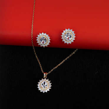 Çelik Kolye Seti - 2