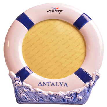 Myros - Antalya Themed Ceramic Photo Frame Big Size