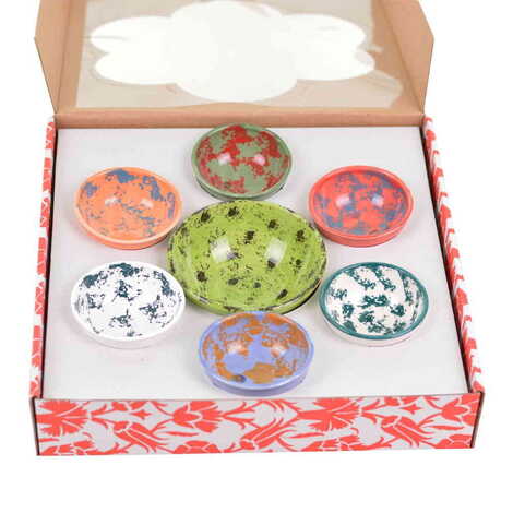 Ceramic Dalmatian Themed Bowl 7pcs 13cm-8 cm