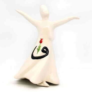 Myros - Ceramic Dervish Figurine 12.50 Cm