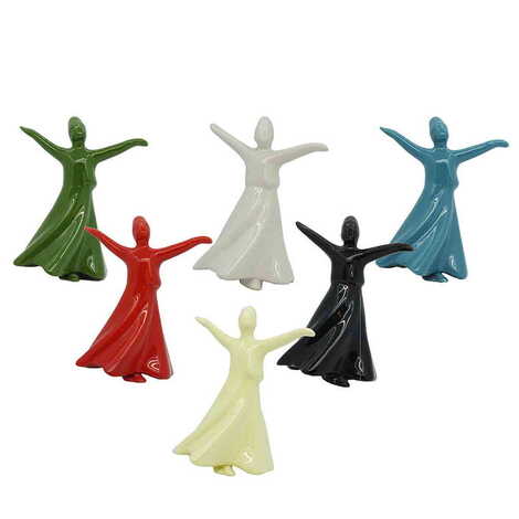 Ceramic Dervish Figurine 18 Cm