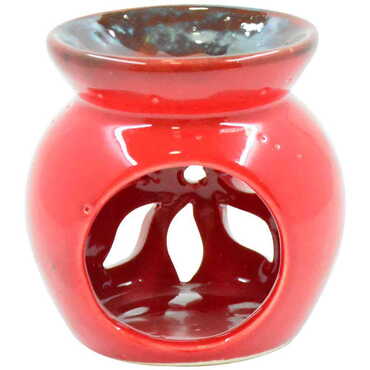 Ceramic Lotus Censer Candle Holder - Thumbnail