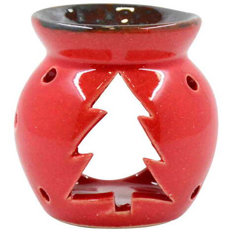 Ceramic Noel Tree Censer Candle Holder