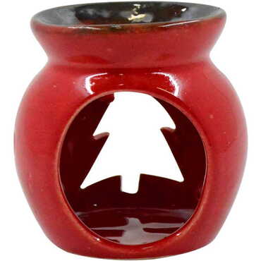 Ceramic Noel Tree Censer Candle Holder - Thumbnail