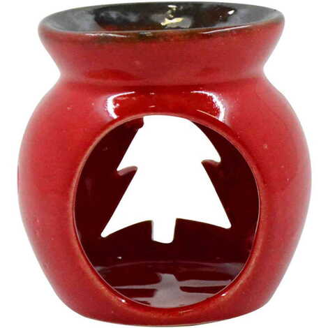 Ceramic Noel Tree Censer Candle Holder