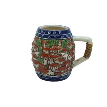 Ceramic Şirince Blue Mug - Myros