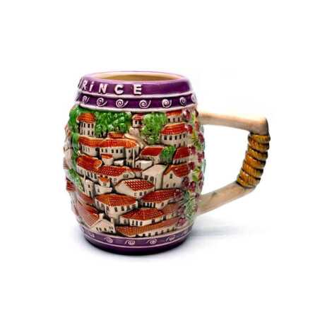 Ceramic Şirince Purple Mug - 1