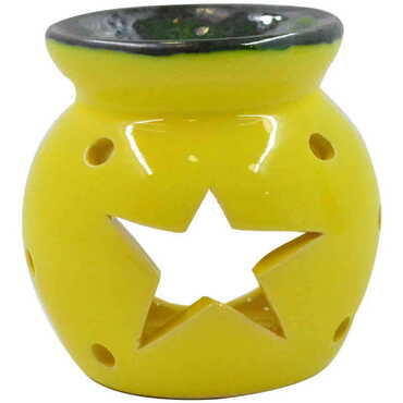 Ceramic Star Censer Candle Holder - Thumbnail