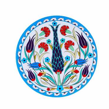 Ceramic Themed Metal Trivet - Myros