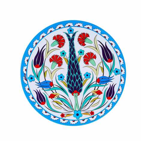 Ceramic Themed Metal Trivet - 1