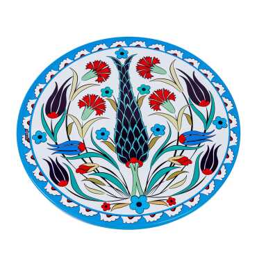 Ceramic Themed Metal Trivet - 2