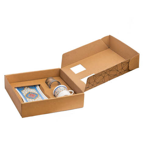 Ceramic Turkish Coffee Serving Set of 3 Pcs - 6