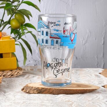 Cesme Region Themed Beer Glass - Thumbnail