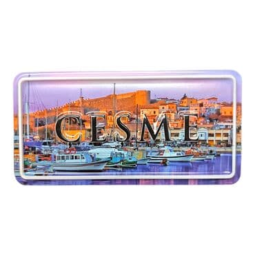 Cesme Themed Embossed Pvc Oppression Fridge Magnet - 8