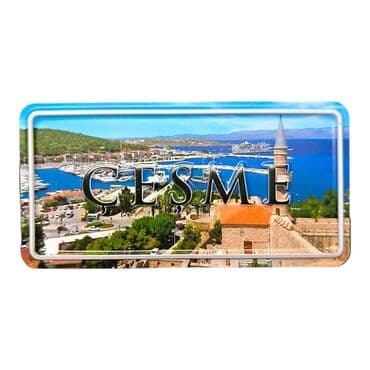 Cesme Themed Embossed Pvc Oppression Fridge Magnet - 9
