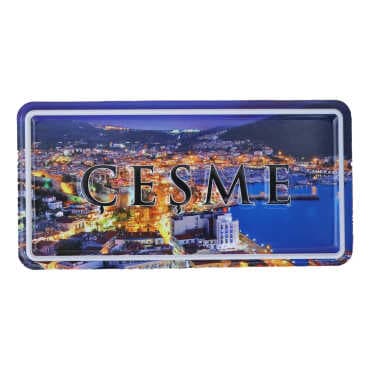 Cesme Themed Embossed Pvc Oppression Fridge Magnet - 3