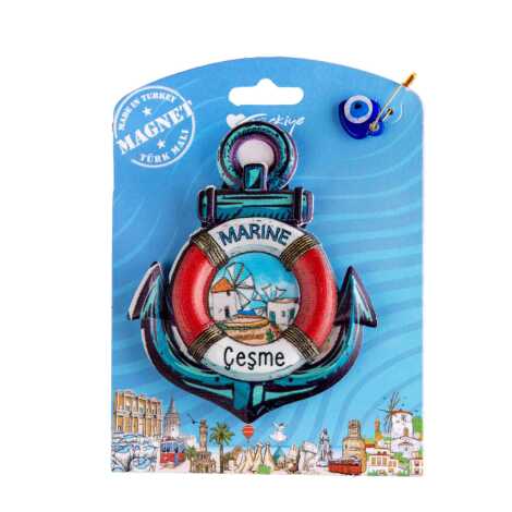 Çeşme Temalı Kartonetli Uv Polyester Magnet - 4