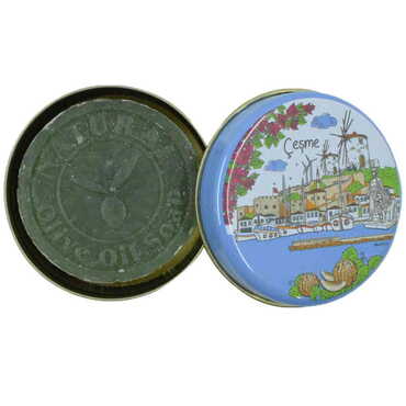 Cesme Themed Custom Print Metal Tin Soap Box - 8