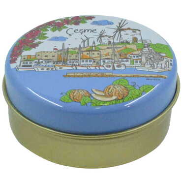Cesme Themed Custom Print Metal Tin Soap Box - 2