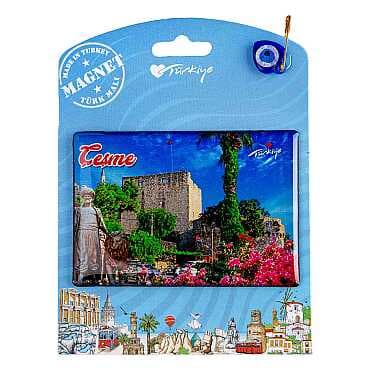 Çeşme Temalı Myros Kartonetli Magnet