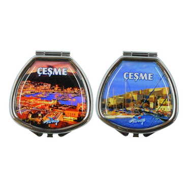 Cesme Themed Metal Oval Pill Box - 4