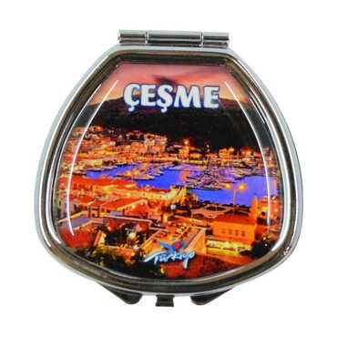 Cesme Themed Metal Oval Pill Box - 6