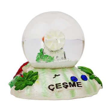 Çeşme Temalı Polyester Sulu Küre 45 mm