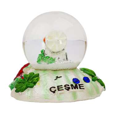 Çeşme Themed Polyester Snow Globe 45 mm - 8