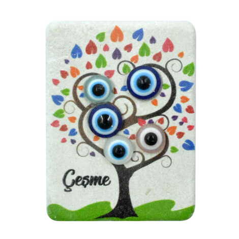 Cesme Themed Customised Stone Fridge Magnet 60x45 mm