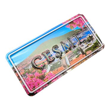 Cesme Themed Embossed Pvc Oppression Fridge Magnet - Thumbnail