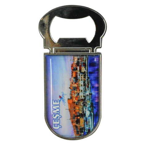 Cesme Themed Metal Magnetic Small Opener 30x77 mm