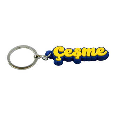 Myros - Cesme Themed Plastic Rubber Keyring