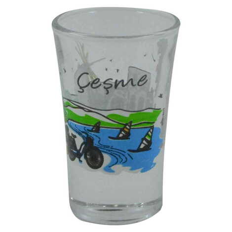 Cesme Themed Shot Glass Set of 2 Pcs