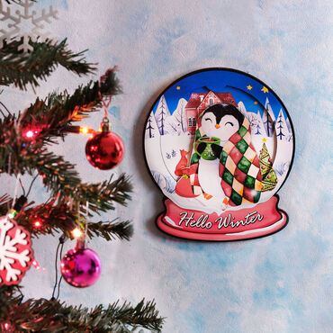 Chill Penguin Wooden Magnet - Myros