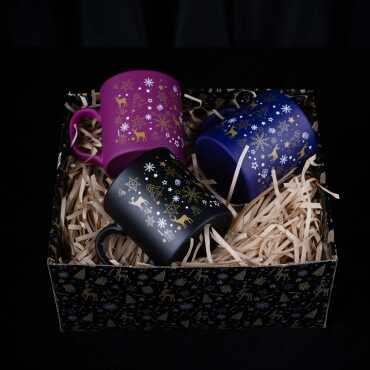 Christmas Special Collection Triple Mug Gift Box - Myros