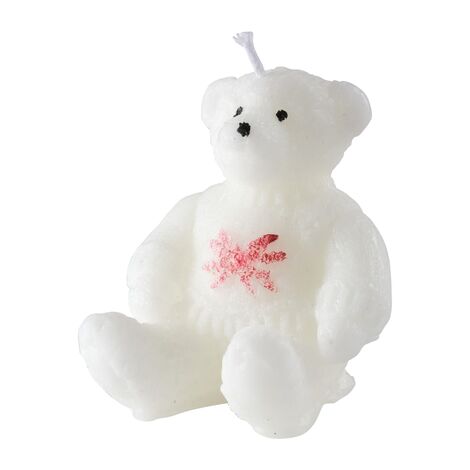 Christmas Teddy Bear Candle - 1