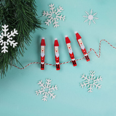 Christmas Themed Christmas Themed Set of Four Pegs - 5