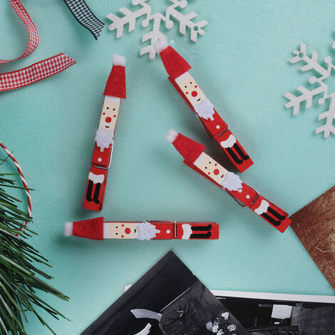 Christmas Themed Christmas Themed Set of Four Pegs - 6
