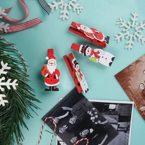 Christmas Themed Christmas Themed Set of Four Pegs - 7
