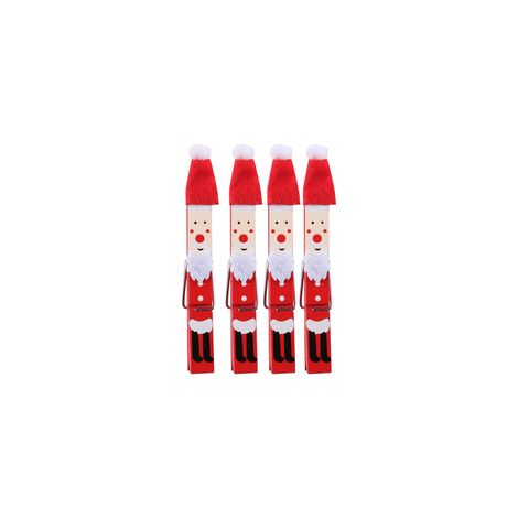 Christmas Themed Christmas Themed Set of Four Pegs - 8